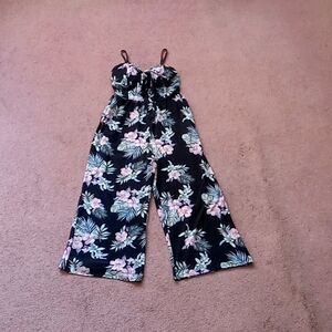 🌺 New NO BOUNDARIES Jumpsuit Size Large 11-13 Capri Length